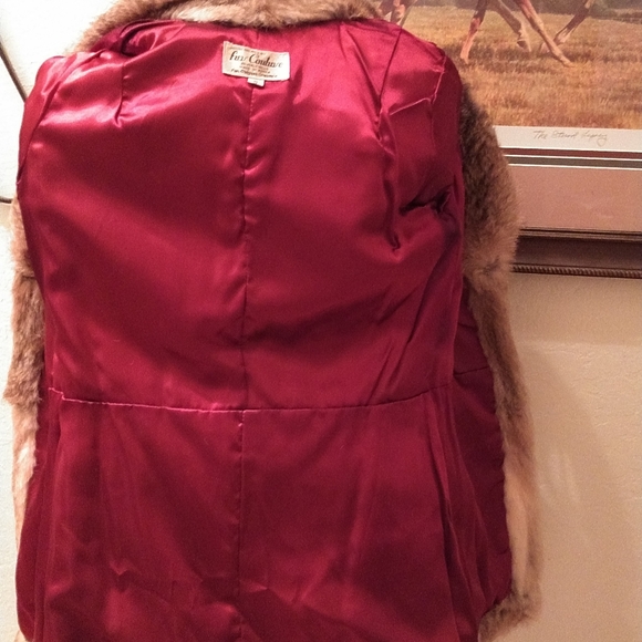 Vintage, New with Tags 60s/70s Rabbit Long Coat Sm - Picture 7 of 8